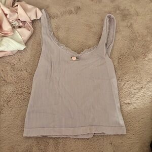Full Tilt Light Purple Sleeveless Fitted Camisole